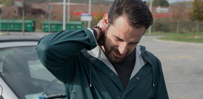 patient with vertebral subluxation needing auto accident chiropractor in McKinney