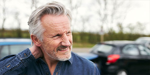 patient getting auto accident chiropractic in McKinney